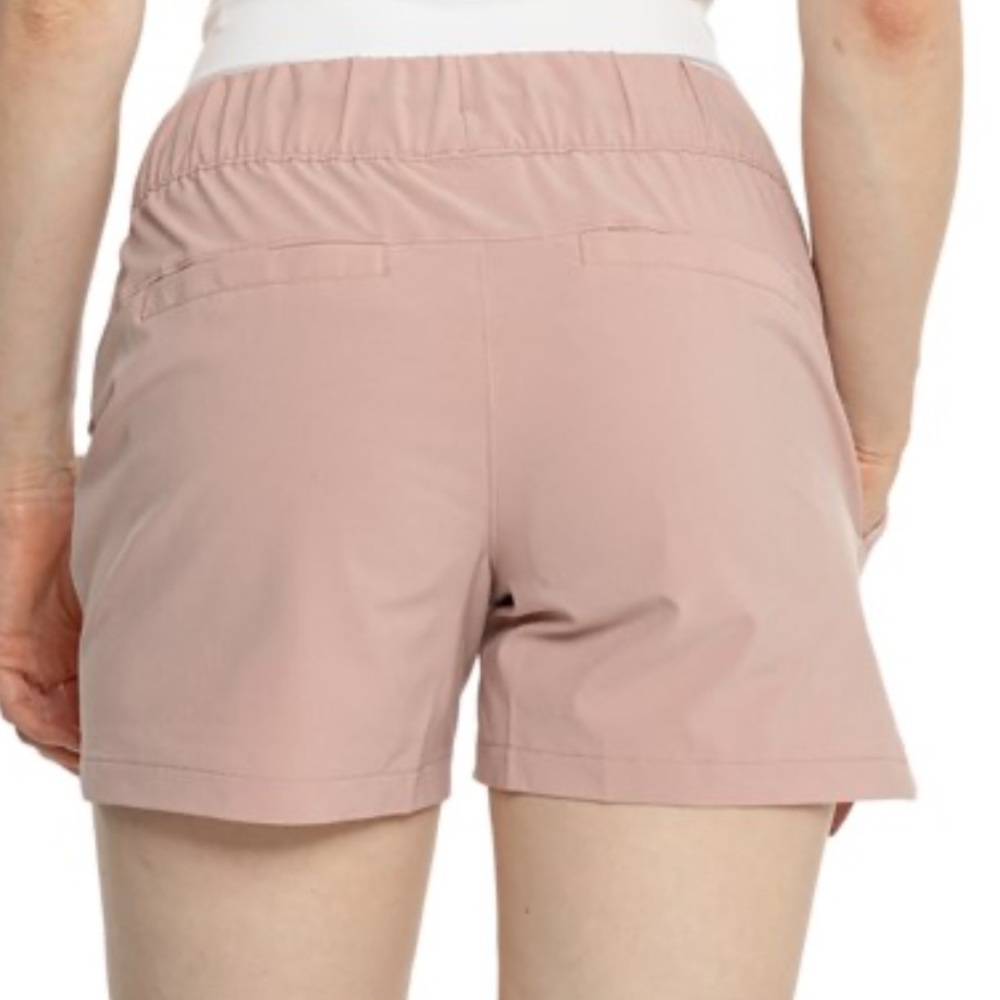 Free Fly Apparel Women's Athletic Shorts in Blush - Picture 3 of 3